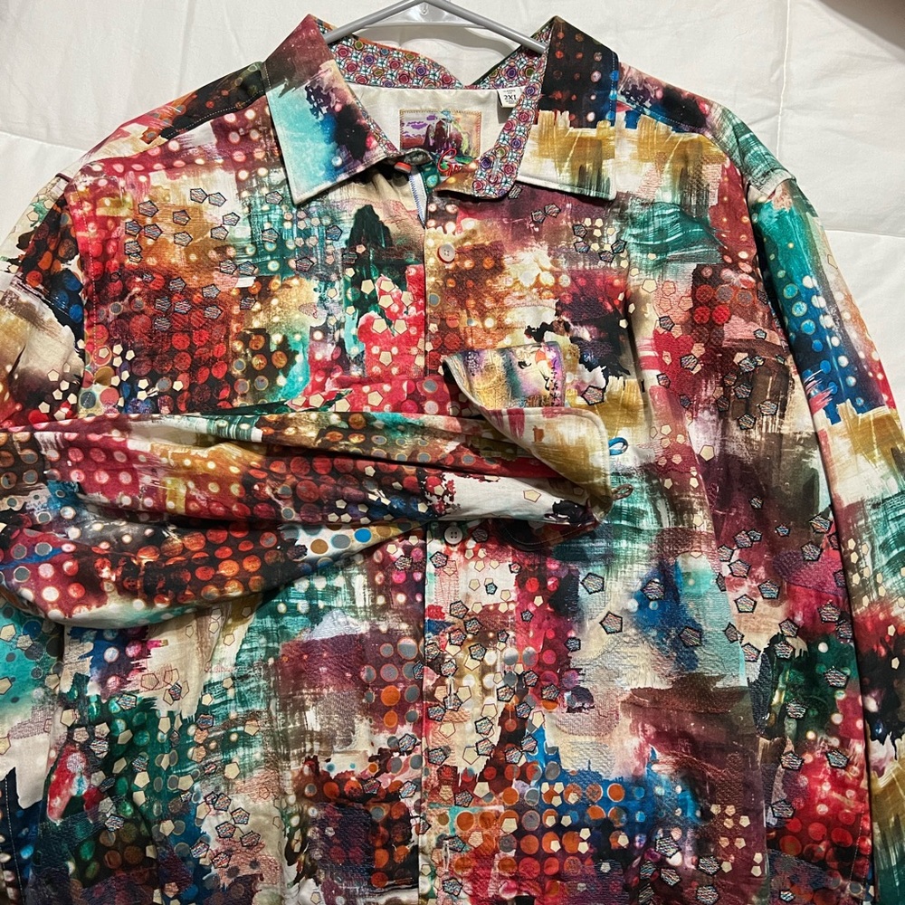 Robert graham bottom down shirt